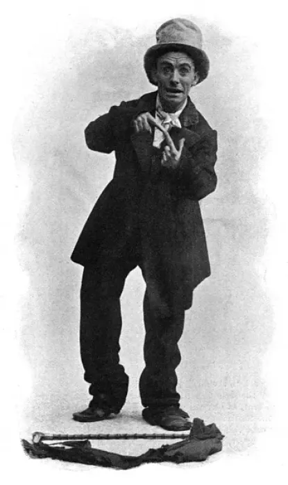 Framed Print : Dan Leno as one of his charachters, from the sketch: Wait Till I m His Father. Date: 1902 Framed Print : Dan Leno as one of his charachters, from the sketch: Wait Till I m His Father. Date: 1902