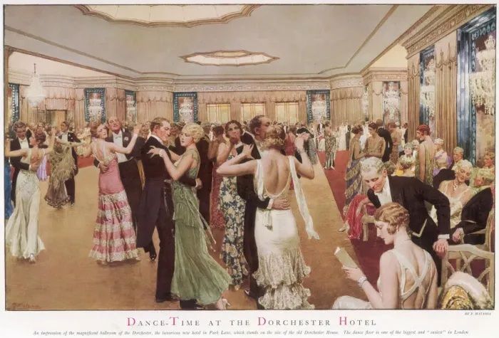 Framed Print : Dance-Time at the Dorchester Hotel Framed Print : Dance-Time at the Dorchester Hotel