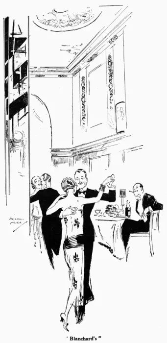 Framed Print : Dancing at Blanchards nightclub, 1924