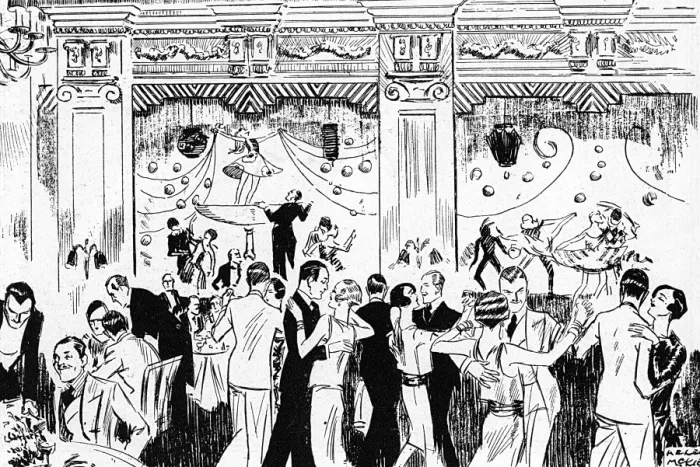 Framed Print : Dancing-time at the Piccadilly Hotel Framed Print : Dancing-time at the Piccadilly Hotel