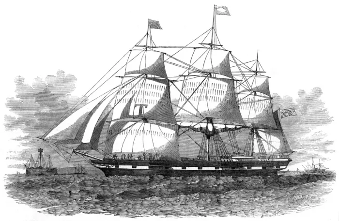 Framed Print : DANIEL WEBSTER SHIP Framed Print : DANIEL WEBSTER SHIP