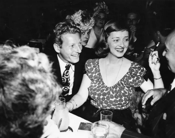 Framed Print : Danny Kaye and Bette Davis
