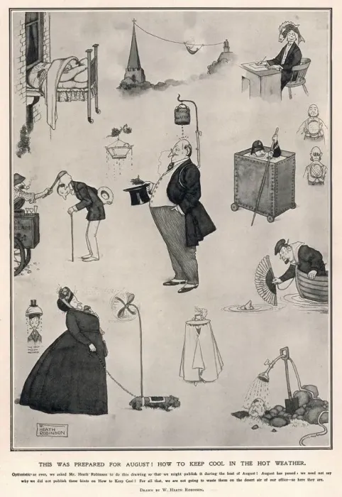 Framed Print : WE DAREN T WASTE IT by W. Heath Robinson