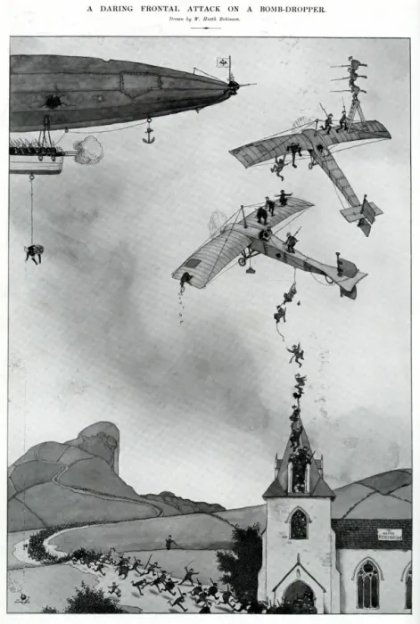 Framed Print : A Daring Frontal Attack on a Bomb Dropper, WW1 Framed Print : A Daring Frontal Attack on a Bomb Dropper, WW1