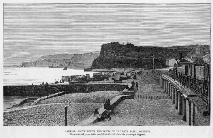 Framed Print : DAWLISH. Dawlish, Devon
