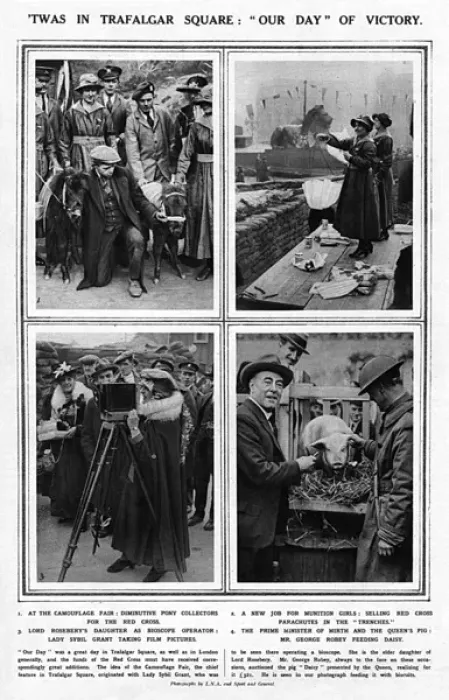 Framed Print : Our Day in London, October 1918 Framed Print : Our Day in London, October 1918