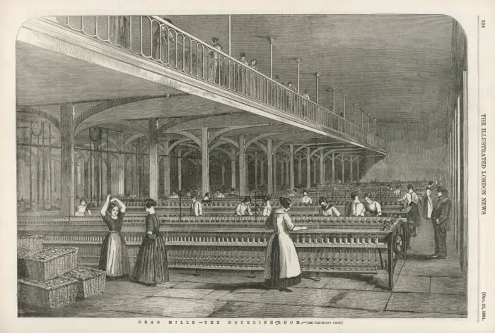Framed Print : Dean Mills Cotton Mill Framed Print : Dean Mills Cotton Mill