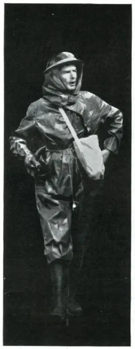 Framed Print : Decontaminator in full uniform, September 1939