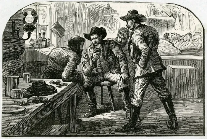Framed Print : Denison Gold-Mines 1888 Framed Print : Denison Gold-Mines 1888