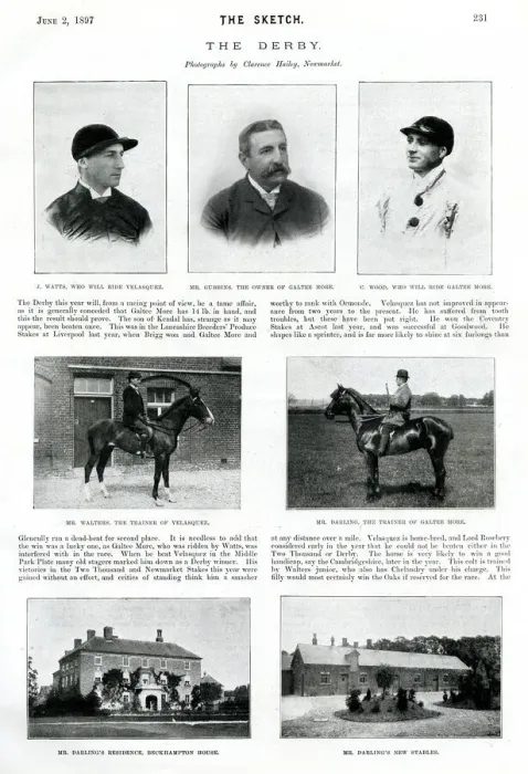Framed Print : The Derby, 1897 Framed Print : The Derby, 1897