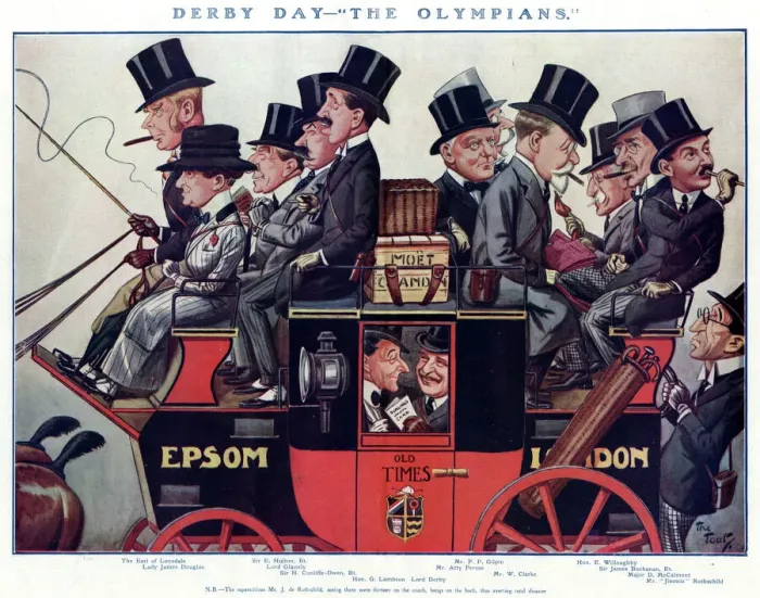 Framed Print : Derby Day - The Olympians Framed Print : Derby Day - The Olympians