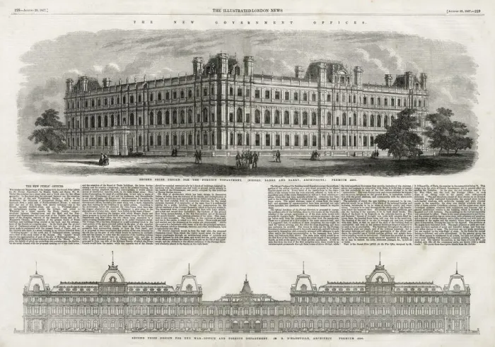 Framed Print : design for the foreign department Framed Print : design for the foreign department