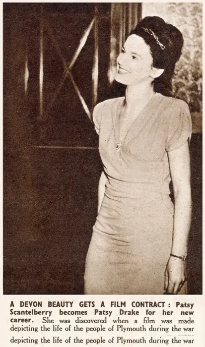 Framed Print : A Devon beauty gets a film contract - Patsy Scantelberry becomes Patsy Drake for her new career. She was discovered when a film was made depicting the the life of the people of Plymouth during the war. Date: 1946 Framed Print : A Devon beauty gets a film contract - Patsy Scantelberry becomes Patsy Drake for her new career. She was discovered when a film was made depicting the the life of the people of Plymouth during the war. Date: 1946