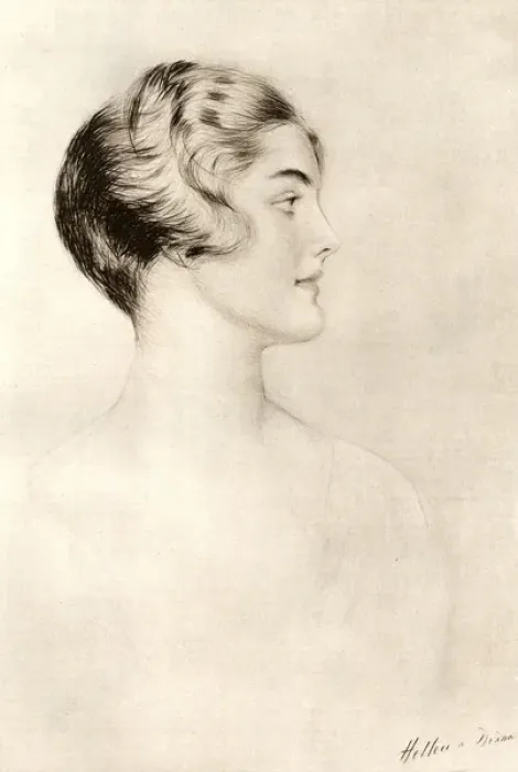 Framed Print : Diana Mitford by Paul Helleu