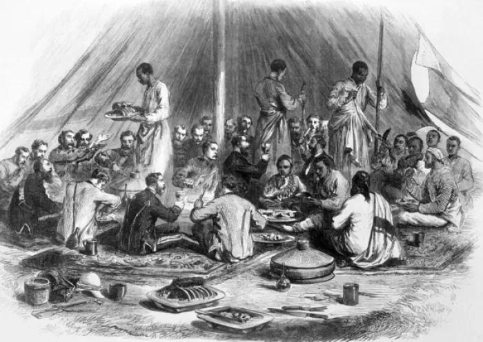 Framed Print : Dinner Time in Ethiopiaa Framed Print : Dinner Time in Ethiopiaa