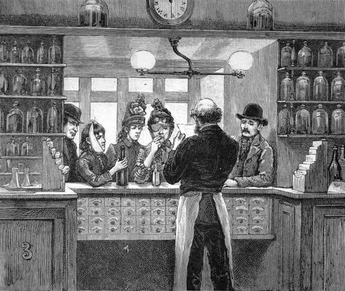 Framed Print : The Dispensary Framed Print : The Dispensary