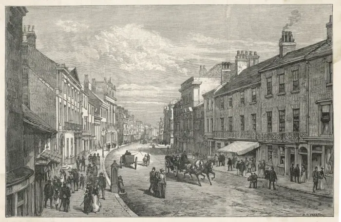 Framed Print : Doncaster High Street Framed Print : Doncaster High Street