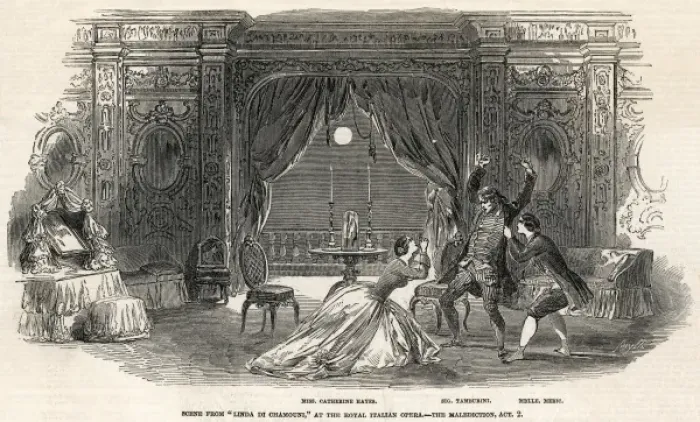 Framed Print : DONIZETTI / Linda di Chamounix Framed Print : DONIZETTI / Linda di Chamounix