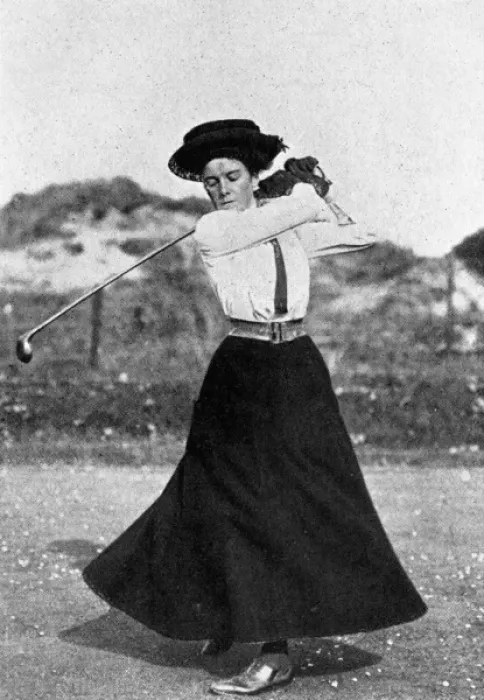 Framed Print : Dorothy Campbell, female golfer