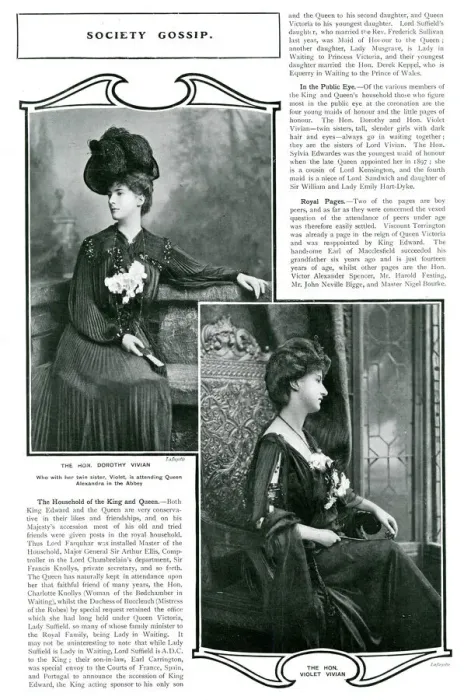 Framed Print : Dorothy and Violet Vivian