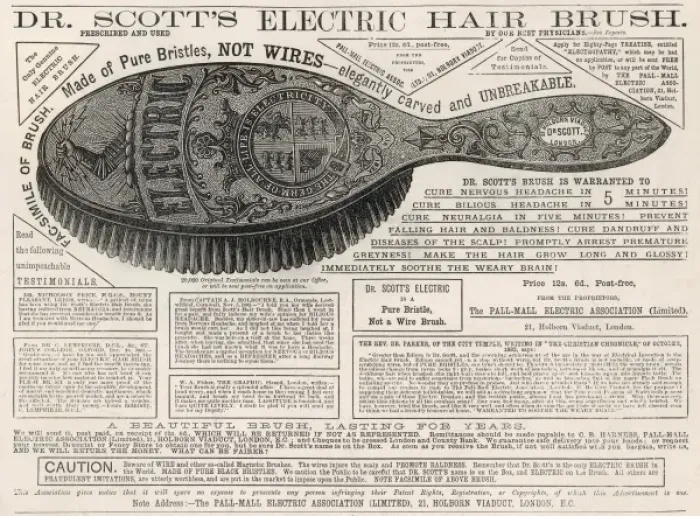 Framed Print : Dr. Scotts Electric Hair Brush Framed Print : Dr. Scotts Electric Hair Brush