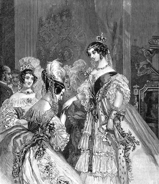 Framed Print : A Drawing Room in 1837 Framed Print : A Drawing Room in 1837