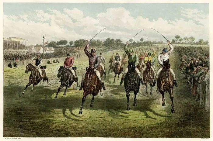 Framed Print : The Dream of The Derby 1875 Framed Print : The Dream of The Derby 1875