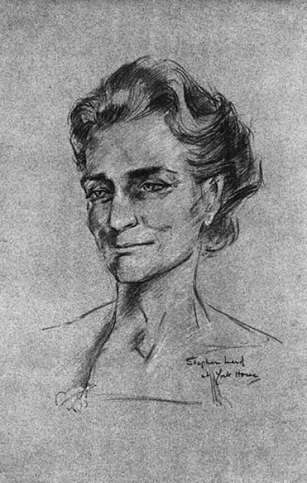 Framed Print : The Duchess of Gloucester, as sketched by Stephen Ward, 1961 Framed Print : The Duchess of Gloucester, as sketched by Stephen Ward, 1961