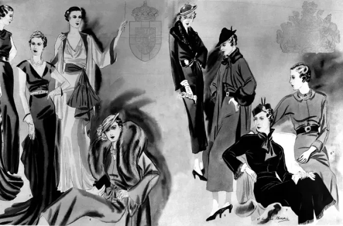 Framed Print : The Duchess of Kent as a Leader of Fashion Framed Print : The Duchess of Kent as a Leader of Fashion