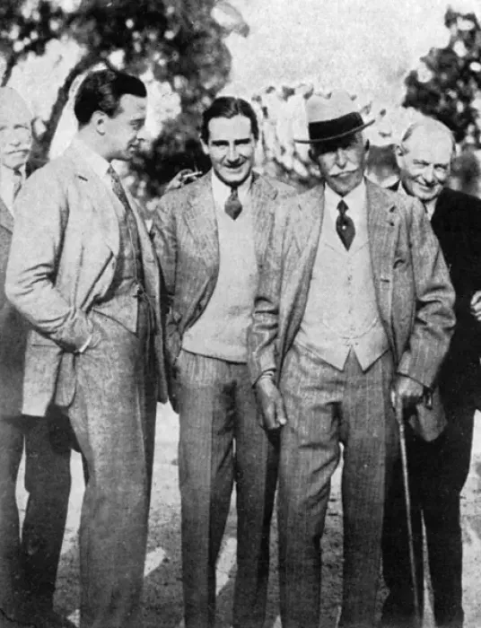 Framed Print : The Duke of Connaught and Rex Ingram on the Riviera