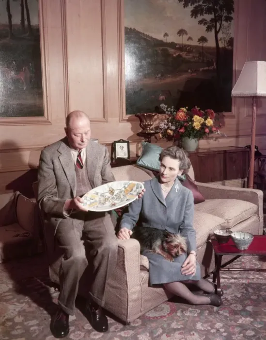Framed Print : Duke and Duchess of Gloucester at home, 1960 Framed Print : Duke and Duchess of Gloucester at home, 1960