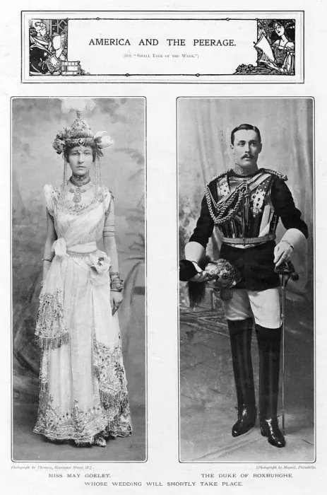 Framed Print : The Duke of Roxburghe and Miss May Goelet Framed Print : The Duke of Roxburghe and Miss May Goelet