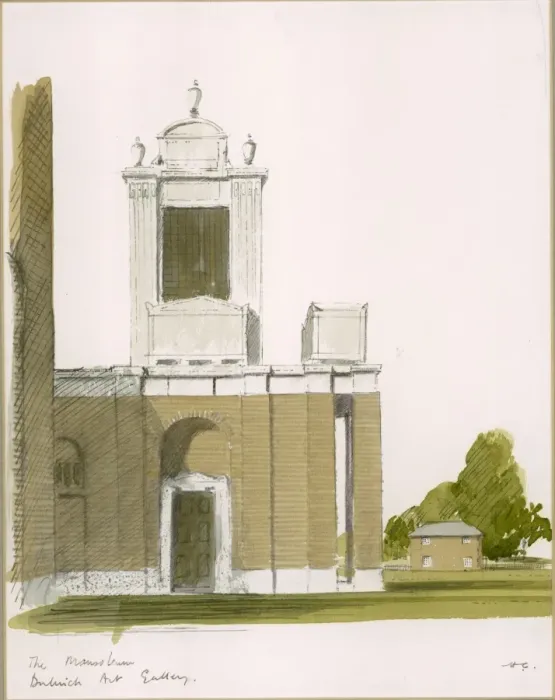 Framed Print : Dulwich Art Gallery, by Hugh Casson Framed Print : Dulwich Art Gallery, by Hugh Casson