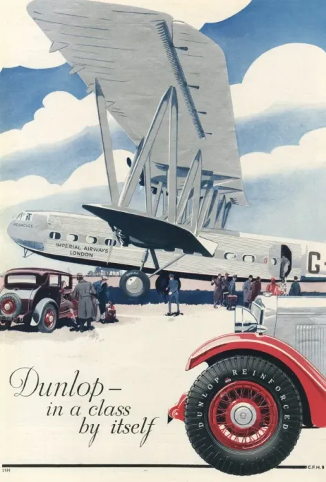 Framed Print : Dunlop Tyre Advert 22 Framed Print : Dunlop Tyre Advert 22