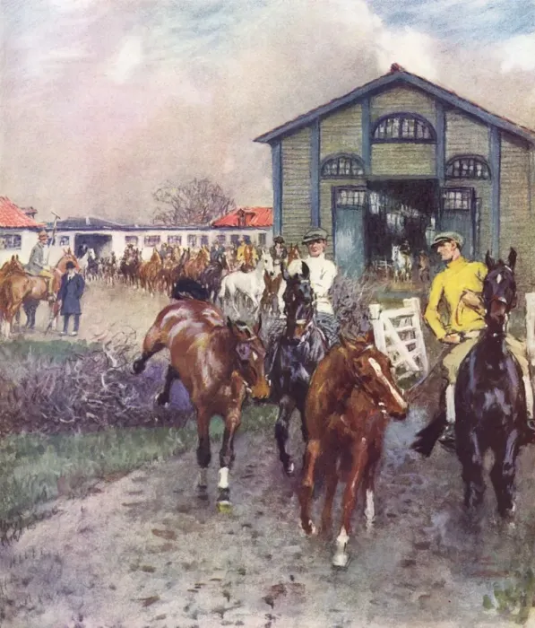 Framed Print : Early morning for polo ponies at the National School of Equi Framed Print : Early morning for polo ponies at the National School of Equi