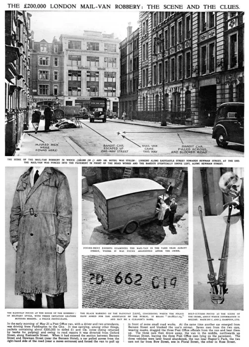Framed Print : The Eastcastle Street Robbery, 1952 Framed Print : The Eastcastle Street Robbery, 1952