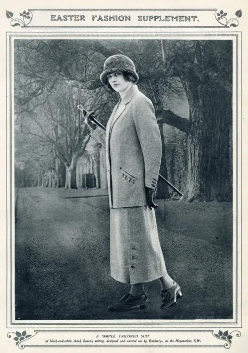 Framed Print : Easter fashion for womens outdoor wear 1924 Framed Print : Easter fashion for womens outdoor wear 1924
