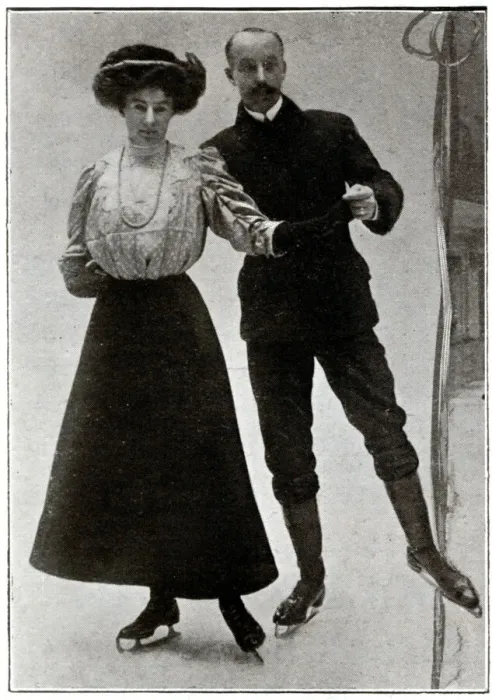 Framed Print : Edgar & Madge Syers the 1908 Olympics Framed Print : Edgar & Madge Syers the 1908 Olympics