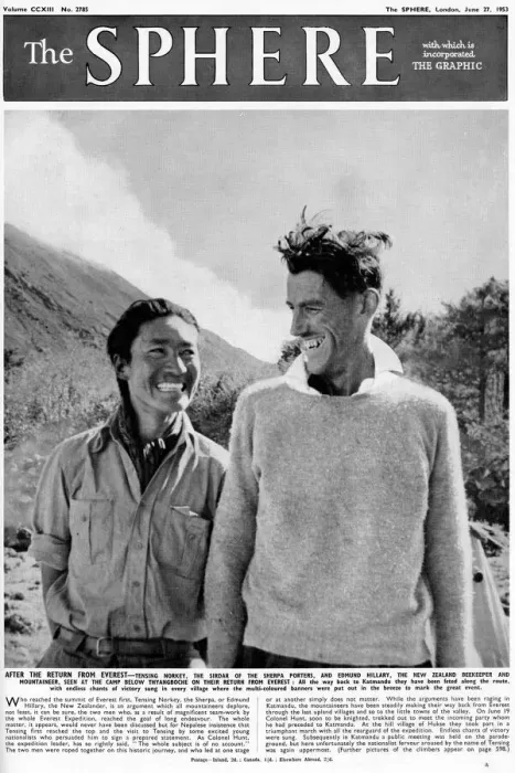 Framed Print : Edmund Hillary & Tensing Framed Print : Edmund Hillary & Tensing