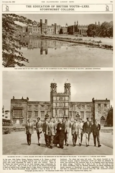 Framed Print : The education of British Youth: Stonyhurst College Framed Print : The education of British Youth: Stonyhurst College