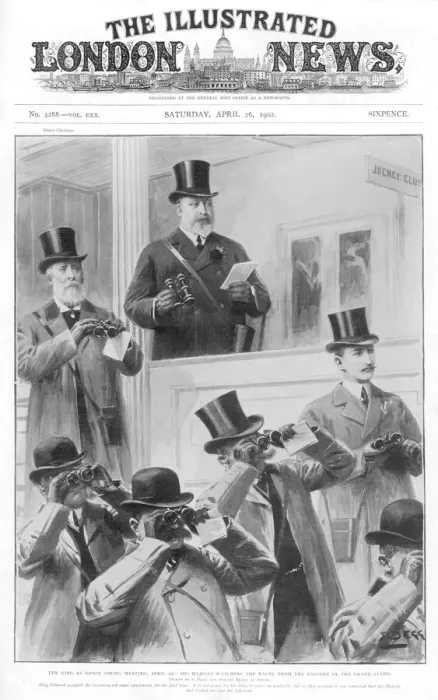 Framed Print : Edward VII at Epsom races Framed Print : Edward VII at Epsom races