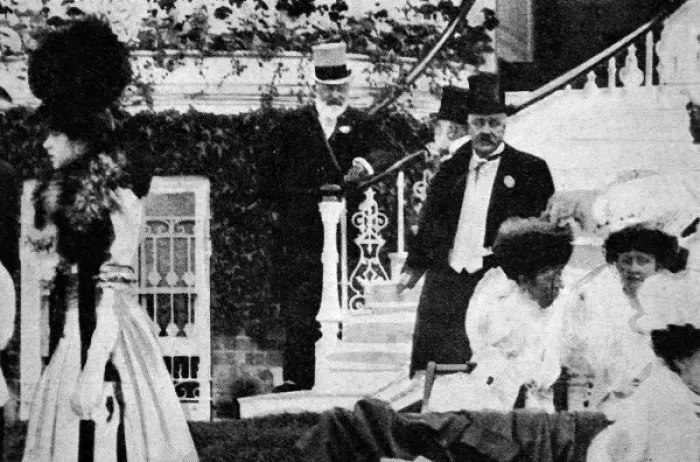 Framed Print : Edward VII in the Royal Box at Ascot Framed Print : Edward VII in the Royal Box at Ascot