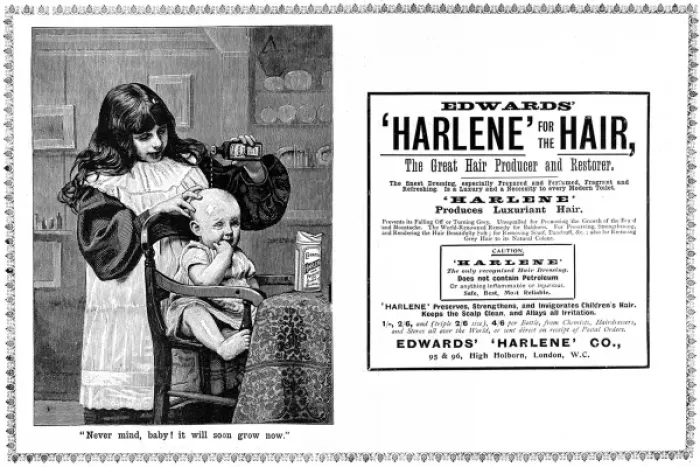 Framed Print : Edwards Harlene for Hair Framed Print : Edwards Harlene for Hair