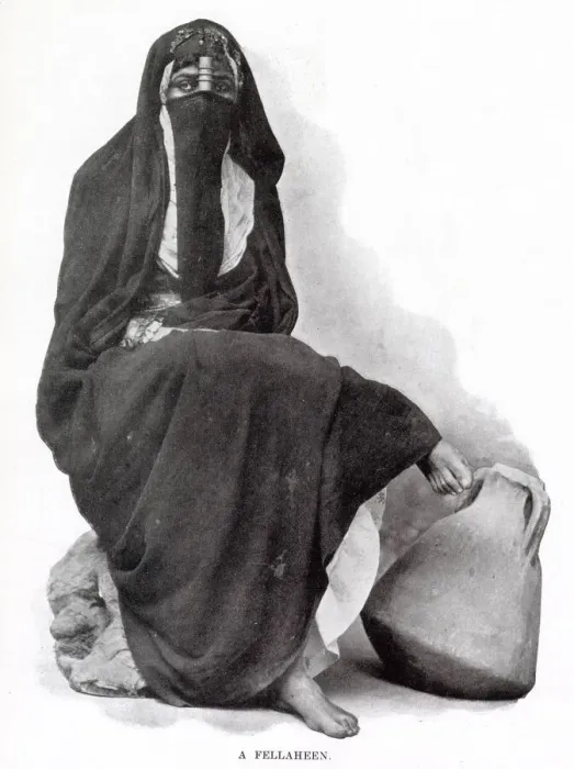 Framed Print : Egyptian woman from Cairo wearing traditional clothing. Date: 1902 Framed Print : Egyptian woman from Cairo wearing traditional clothing. Date: 1902