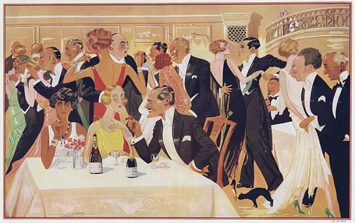 Framed Print : Elegance at the Embassy Club by Mundo, 1929 Framed Print : Elegance at the Embassy Club by Mundo, 1929