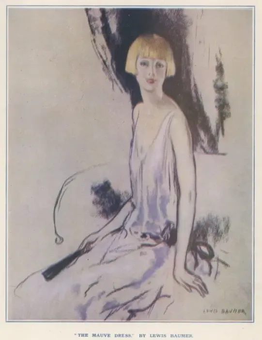 Framed Print : Elegant young woman -- The Mauve Dress Framed Print : Elegant young woman -- The Mauve Dress