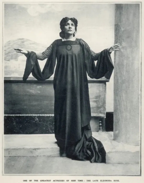 Framed Print : Eleonora Duse (1858-1924)