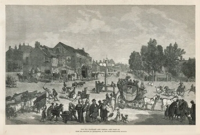 Framed Print : Elephant and Castle, London Framed Print : Elephant and Castle, London
