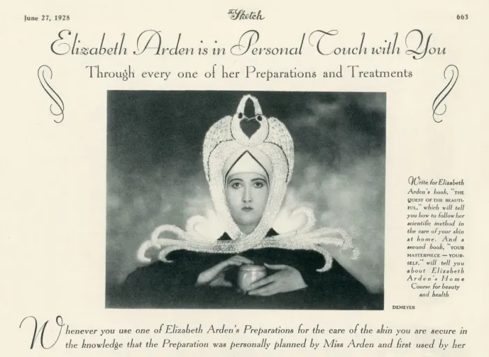 Framed Print : Elizabeth Arden is in Personal Touch with you. Photograph by Baron Adolph de Meyer for