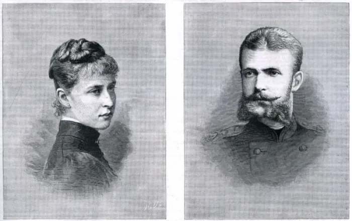 Framed Print : Elizabeth of Hesse and Duke Sergei Alexandrovich